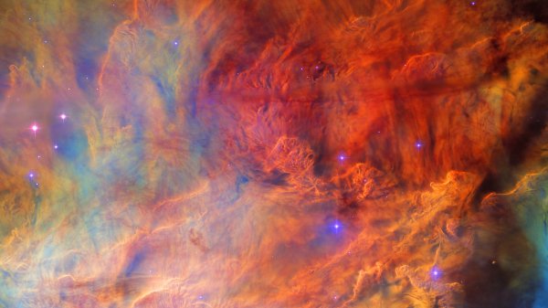 Туманность Лагуна Lagoon Nebula UHD Обои 4К