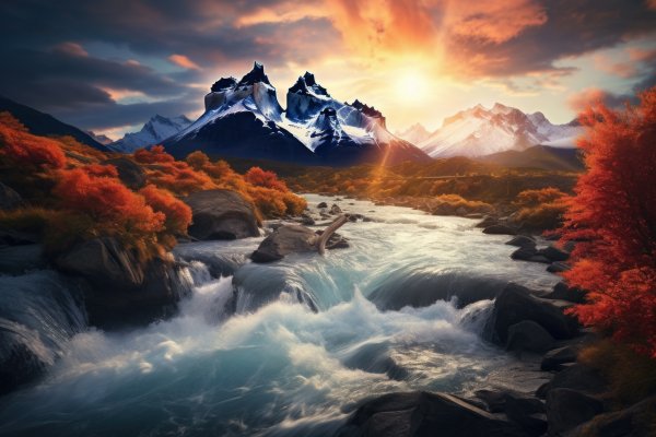 Patagonia-autumn-mount-fitz-roy-landscape-mountain-peak-arge