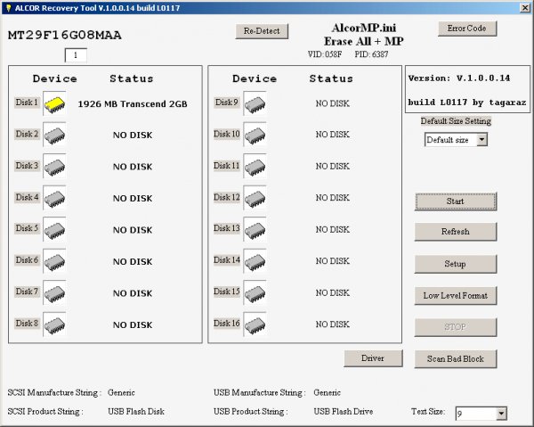 AlcorMP AU698x RT v1.0.0.14 L0117