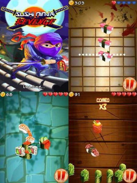 Sushi Ninja Revenge 320x240 C3-00