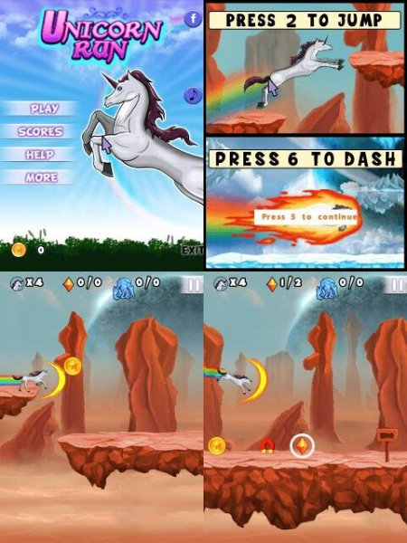 UnicornRun 128x160