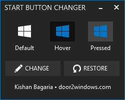 Windows 8.1 Start Button Changer