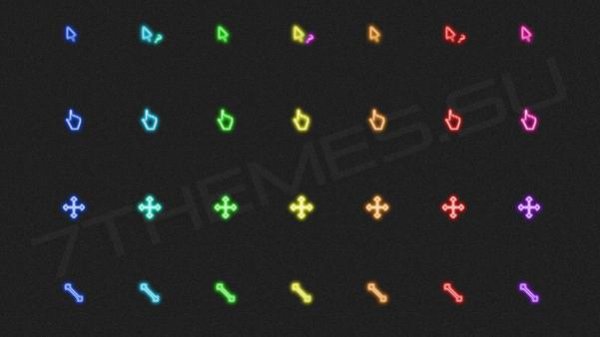 neon rainbow cu