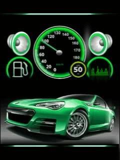 Car animated спидометр