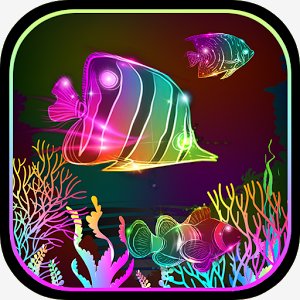 Neon Fish 3D LWP - v.1.0.1
