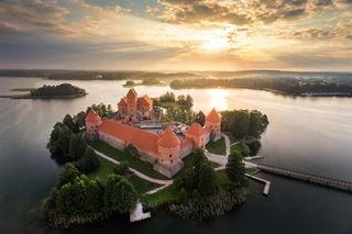 Тракайский замок-крепость
