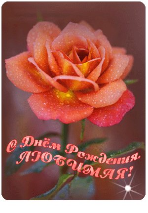С ДНЕМ РОЖДЕНИЯ ЛЮБИМАЯ