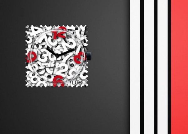 Crazy Stamp Clock