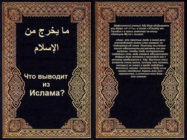 Что выводит из Ислама
