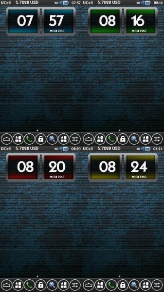 Titanium Digital Clock