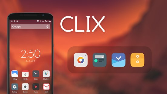 Clix Launcher Theme - v.1.0.8