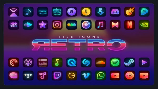 Tile Icons Retro