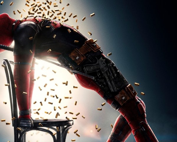 Movies Superhero Deadpool under the shower of bullets 20