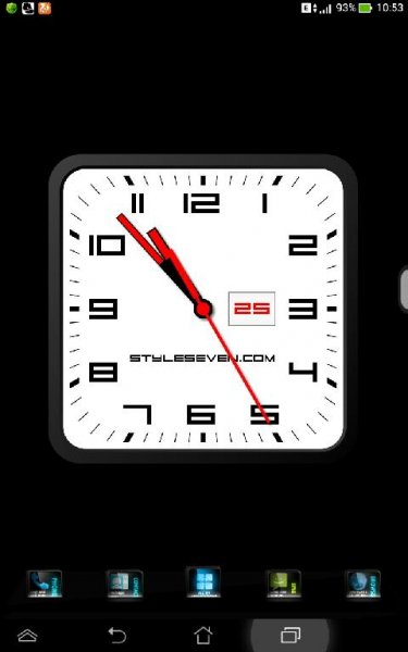 Square Clock Android 7 v1.02 74