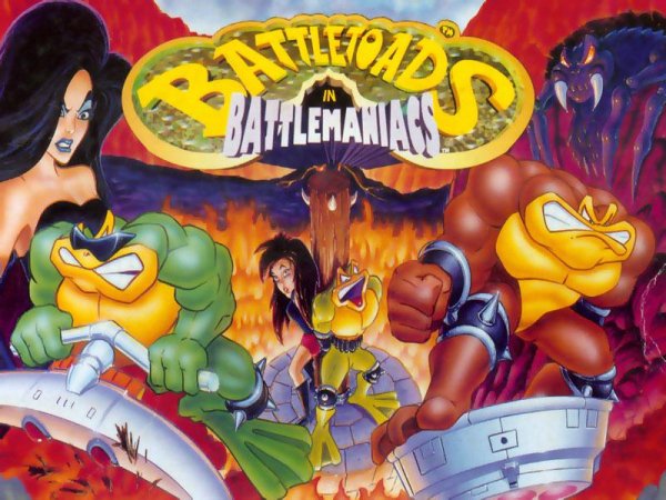 BATTLETOADS IN BATTLEMANIACS [Rus].(SNES)