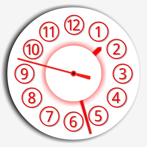 Red clock
