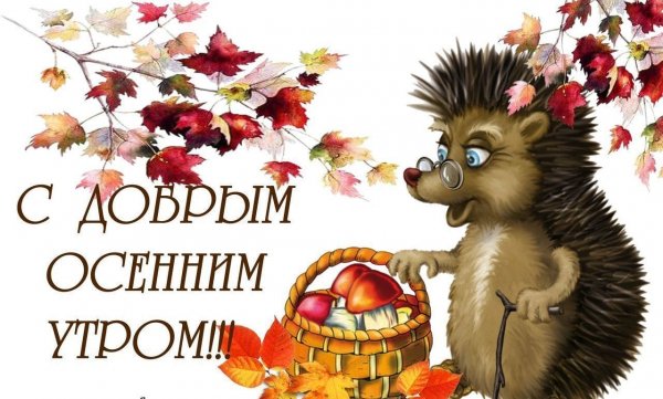 С осенним утром