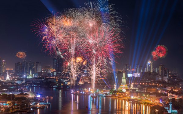 Fireworks on New Year's