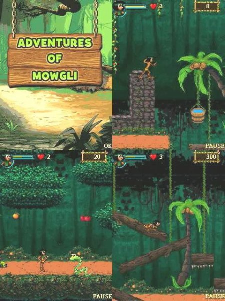 Adventures of Mowgli 240x320