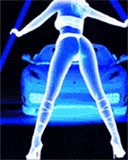 Neon Girl car