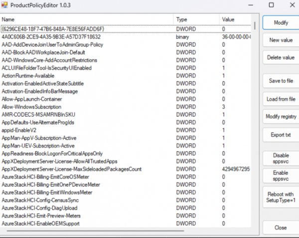 ProductPolicyEditor 1.0.3
