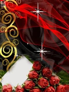 Red rose абстракция анимация
