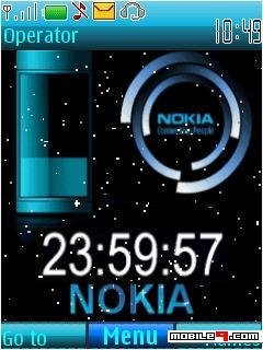 blue nokia