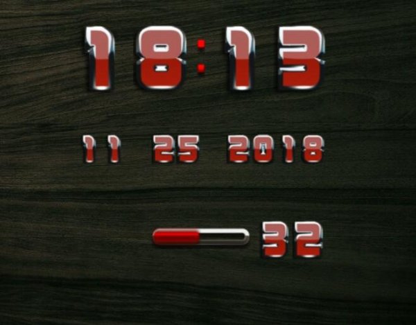 Reddragon Clock 2.60