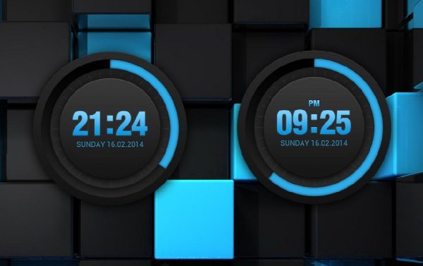 Rolling Neon Clock 2