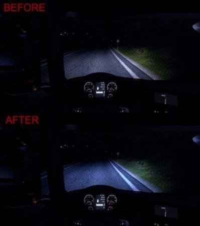 MOD-ETS2 New Xenon Lights