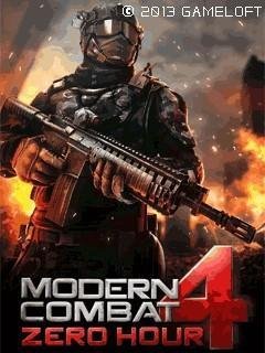 Modern Combat 4 LG KU990 RU TS 240x400