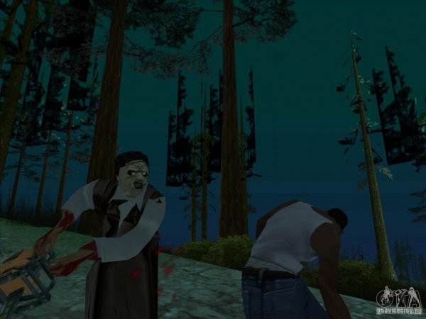 Кожаное лицо для GTA San Andreas