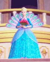 barbie gifki platya princessy multfil