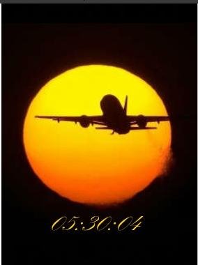 Авиа цифр часы