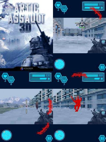 Artic Assault 3D 240x320 N73 rus