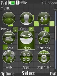 CHROME GREEN CLOCK