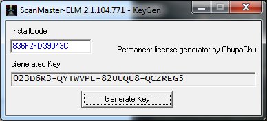 KeyGen Scanmaster v2.1 Pass 5555