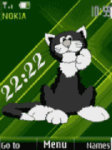surprised-cat-clock-anim by galina