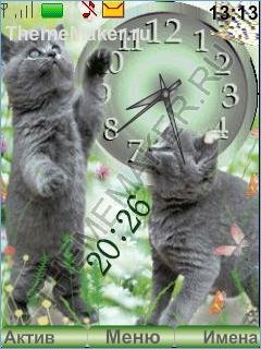 Pushok lovi babochek.....