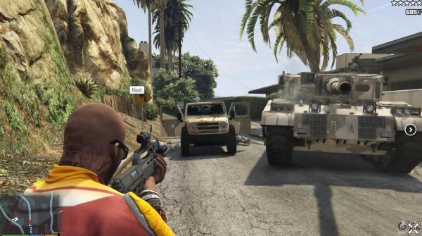 Армия вместо полиции на 5 звездах для GTA 5