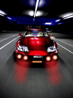 super car на дороге