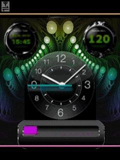 Color Clock nokia часы анимация