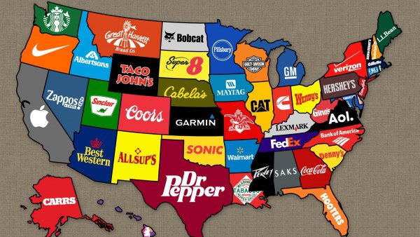 Brands Brands on the US map 094711 23