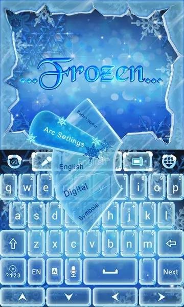 Frozen GO Keyboard Theme v.1.65.1.52
