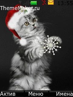 Новогодний кот