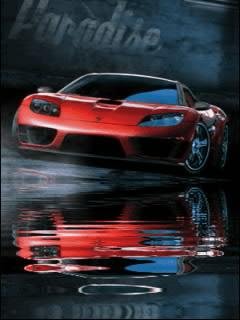 Turbo sport car анимация