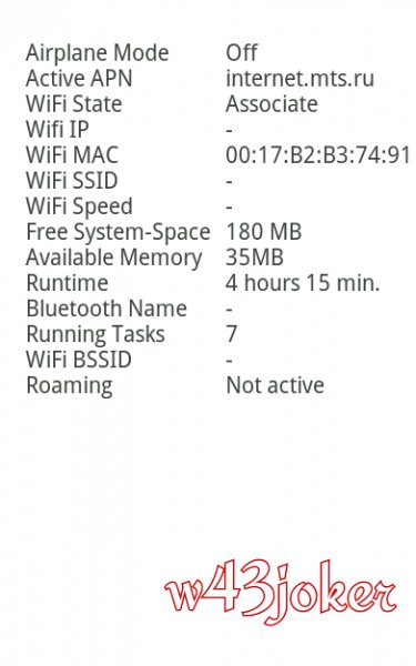 Device Info - Live Wallpaper v.1.5
