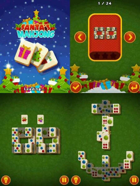 SantasMahjong 240x320