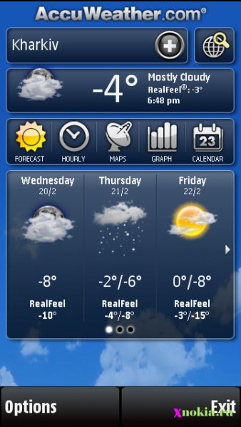 XNOKIA.RU accu weather v1.1.608