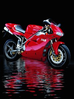 Honda moto анимация